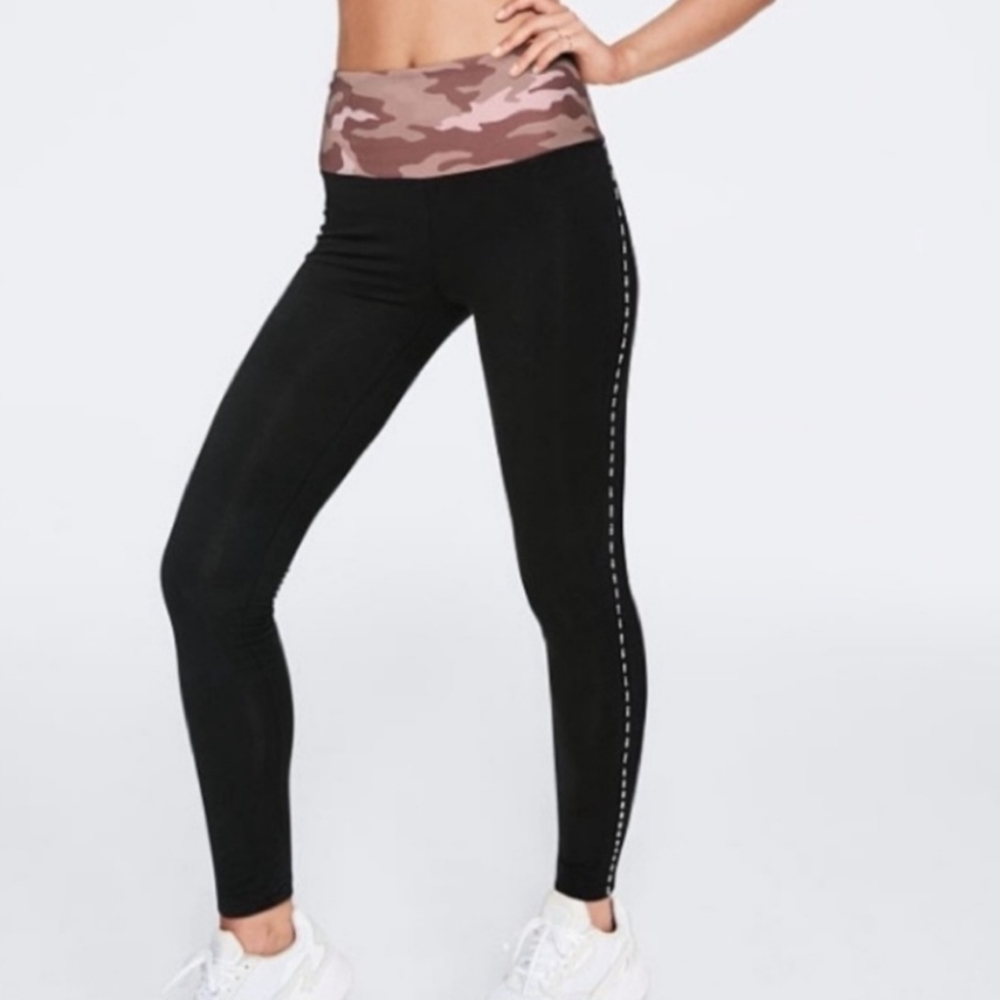 VS Pink Camo Waist Leggings